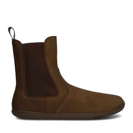 Dámské Barefoot+ Zateplené Chelsea GROUNDIES CAMDEN Čokoládové