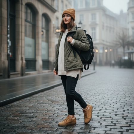 GROUNDIES® Universe Teddy Brown Ženske topline Barefoot tenisice