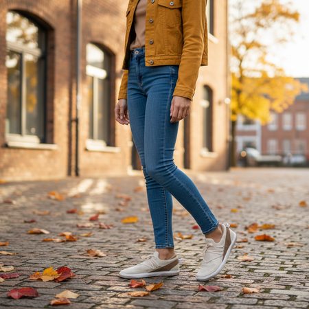 GROUNDIES® Osaka Beige Barefoot Slip-On Tenisice