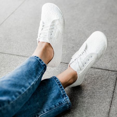LEGUANO AMALFI White | Dámské barefoot tenisky
