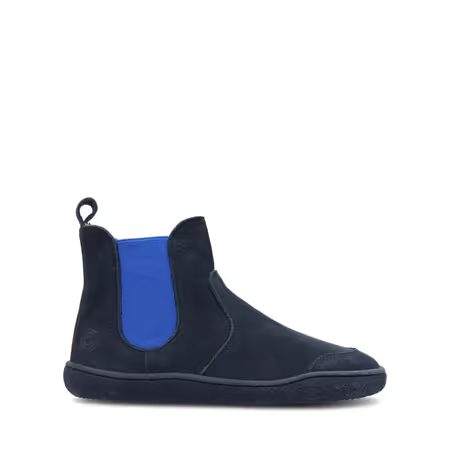 Dětské Barefoot Zateplené Kotníkové Boty GROUNDIES® Everyday Kids Modré