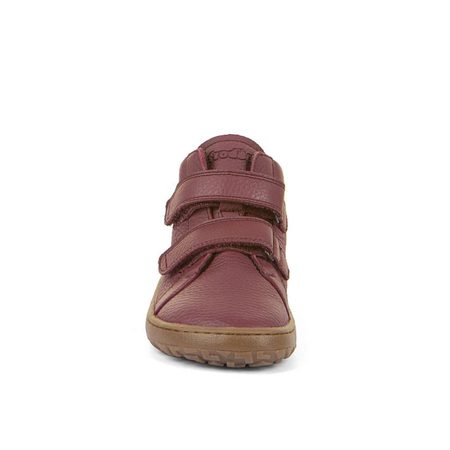 Dětské celoroční barefoot boty FRODDO AUTUMN vínové