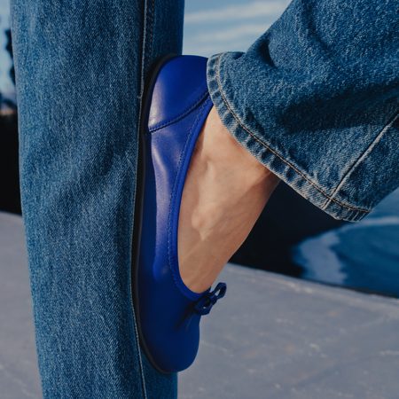 Dámské Barefoot Baleríny GROUNDIES® Ruby Modré