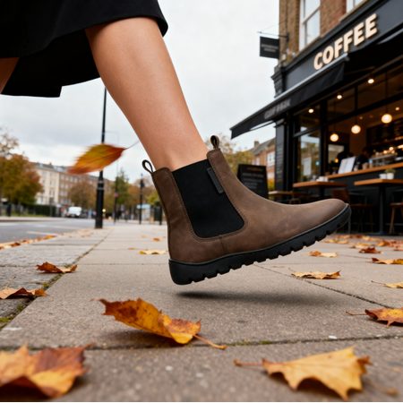 GROUNDIES® EVERYDAY 2.0 Brown Ženske Barefoot Chelsea