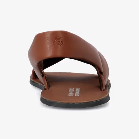 Dámské Barefoot Sandály GROUNDIES® Verona Tmavě Hnědé Vegan