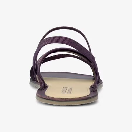 Dámské Barefoot Sandály GROUNDIES® Corfu Tmavě Švestkové