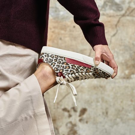 FLEETERS Peach Leopard & Borgona 4