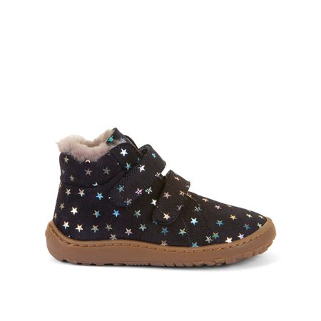 FRODDO ZIMNÍ FURRY Stars | Dětské zimní zateplené barefoot boty