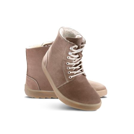 BE LENKA WINTER 3.0 Walnut Brown | Zimní zateplené barefoot boty