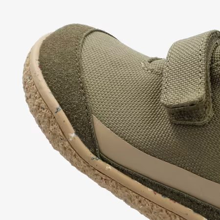 Dětské Barefoot Zateplené Kotníkové Boty GROUNDIES® Ottawa Khaki Oranžové