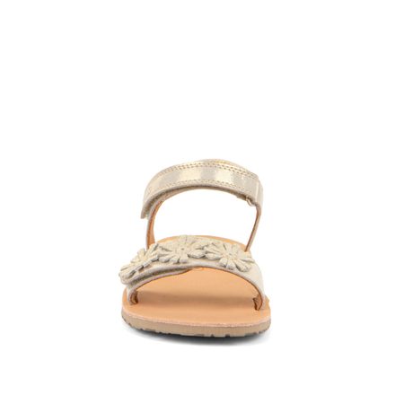 FRODDO SANDAL FLEXY FLOWER II Gold Shine | Barefoot sandály