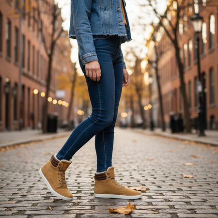 Barefoot Kotníkové Zateplené Boty GROUNDIES® Vancouver Světle Hnědé