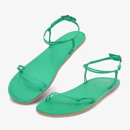 Dámské Barefoot Sandály GROUNDIES® Cadiz Zelené