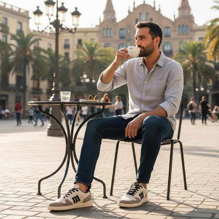 MUSTANG FREE MIAMI - PLITY Grey | Pánské barefoot tenisky