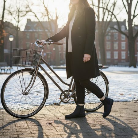 Ghete Chelsea Barefoot pentru Femei GROUNDIES® EVERYDAY 2.0 Albastru Închis