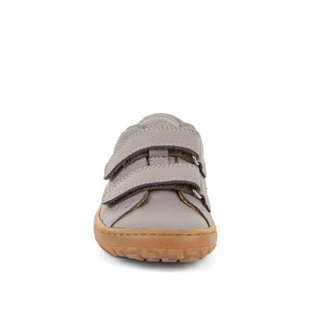 FRODDO TENISKY BAZE LEATHER D-VELCRO Grey | Dětské barefoot tenisky