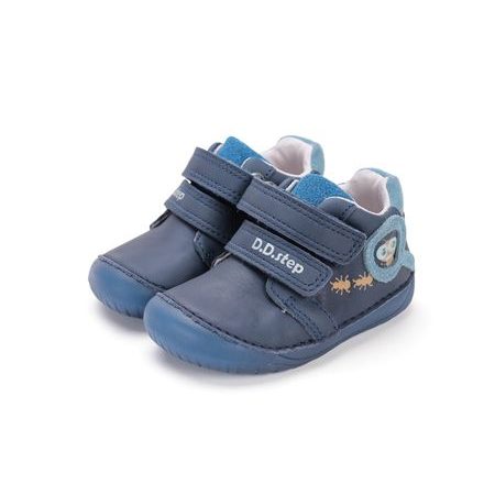 Dětské barefoot tenisky D.D.STEP S070-52576 Světle Modrá svítivá