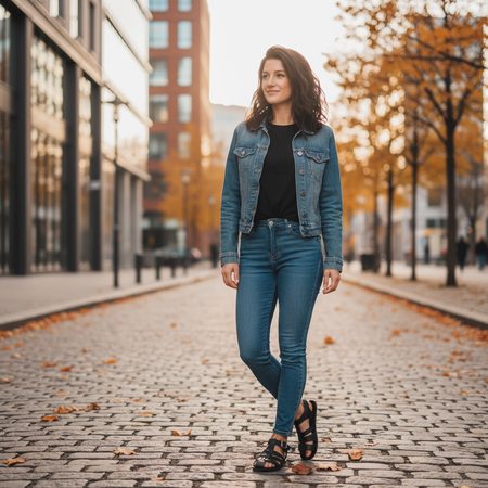 GROUNDIES® Catania Black Barefoot Sandale