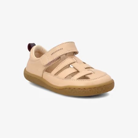 Dětské Barefoot Sandály GROUNDIES® Noto Růžovo Švestkové