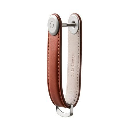 Privjesak za ključeve Orbitkey 2.0 Cognac & Tan Stitching