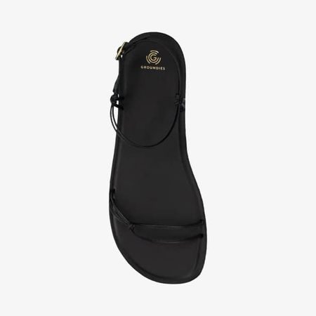 GROUNDIES® Cadiz Dámské Černé | Dámské barefoot sandály