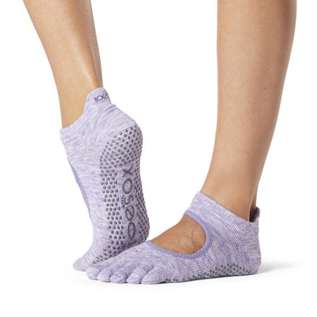 TOESOX FULL TOE BELLARINA GRIP Heather Purple 1