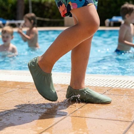 Dječje Barefoot cipele za vodu RAYVE SPLASHSAFE khaki zelene
