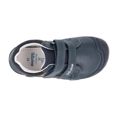 Dětské barefoot celoroční boty D.D.STEP S073-52363A Bermuda Blue