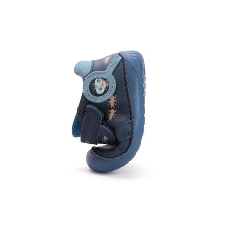 Dětské barefoot tenisky D.D.STEP S070-52576 Světle Modrá svítivá