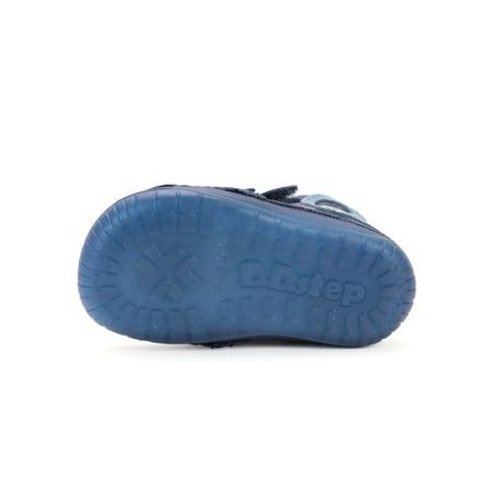 Dětské barefoot tenisky D.D.STEP S070-52576 Světle Modrá svítivá