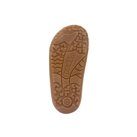 FRODDO KOTNÍKOVÉ ZIMNÍ FURRY BOOT Cognac | Dětské zimní zateplené barefoot boty