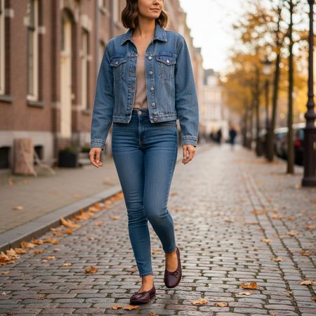 GROUNDIES® Ruby 2.0 Plum Ženske barefoot balerinke