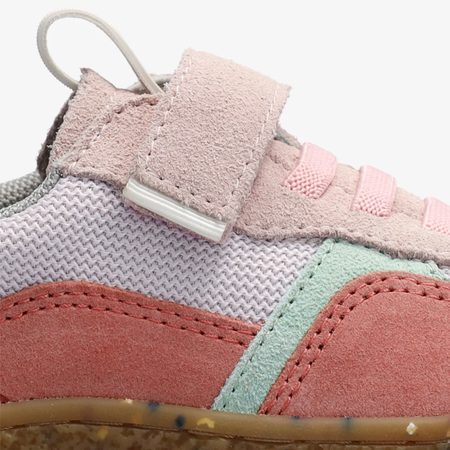 Dětské Barefoot Tenisky GROUNDIES® Lou 2.0 Růžová MInt