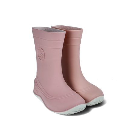 RAYVE MONSOON Pink/Grey | Dětské barefoot holínky