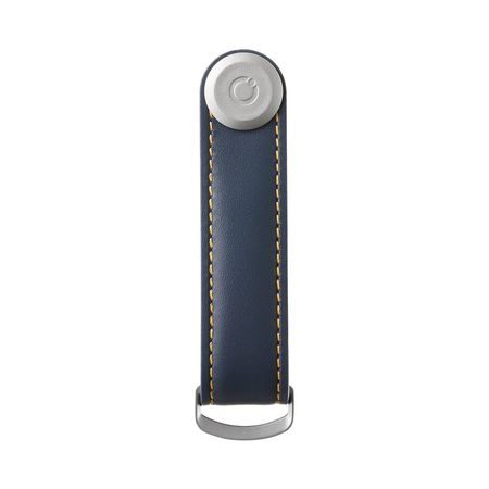 Klíčenka Orbitkey 2.0 - Navy & Tan Stitching