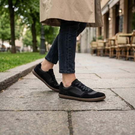 GROUNDIES® Nova GO1+ Black Barefoot+ Tenisice