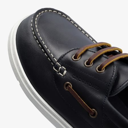 Barefoot Polobotky GROUNDIES® Tide Modro Bílé