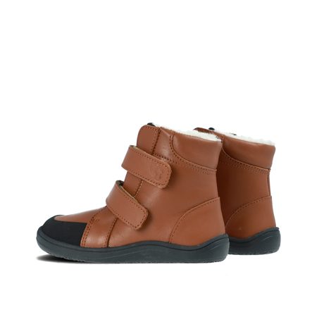 BABY BARE FEBO WINTER Brown | Dětské zimní zateplené barefoot boty