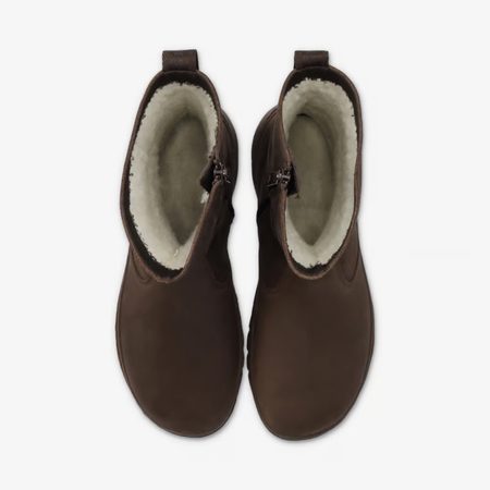Barefoot Zateplené Kozačky GROUNDIES® Odessa GX2 Hnědé