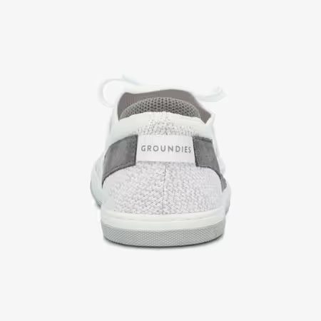 Barefoot Tenisky Slip-On Boty GROUNDIES® Osaka Bílo Šedé