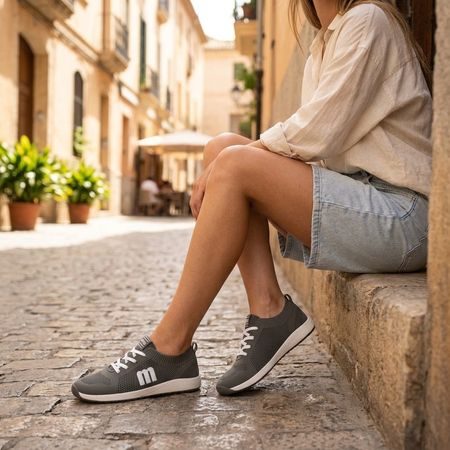 MTNG FREE APOLO KNIT Siva | Ženske barefoot tenisice