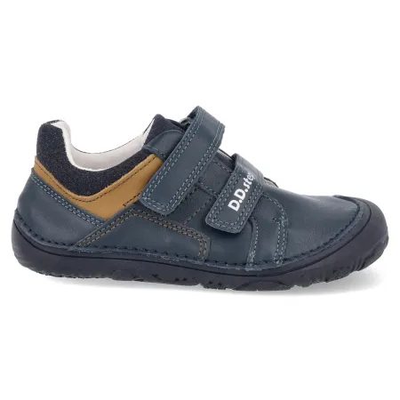 Dětské barefoot celoroční boty D.D.STEP S073-52363A Bermuda Blue