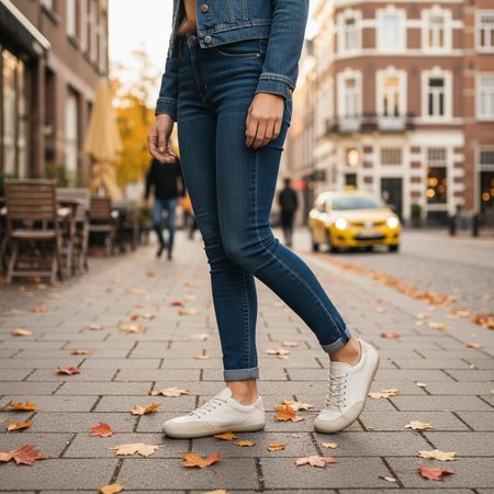 GROUNDIES® Amsterdam Gold Ženske barefoot tenisice