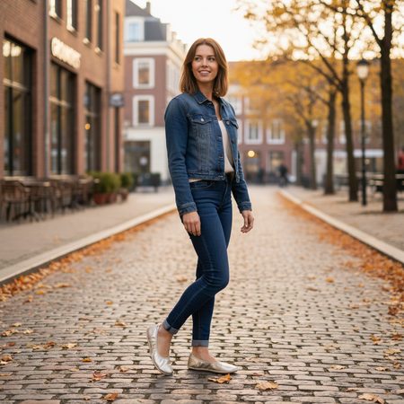 GROUNDIES® Lily 3.0 Metallic Champagne Ženske barefoot balerinke