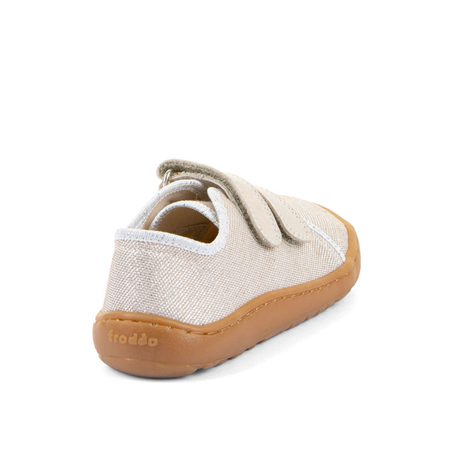 FRODDO SNEAKER CANVAS Gold Shine | Dětské barefoot tenisky