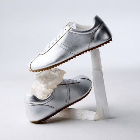 Dámské Barefoot Tenisky GROUNDIES® Zen Metalická stříbrná