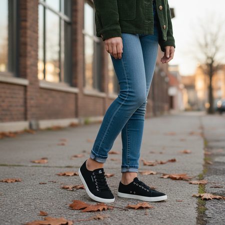 GROUNDIES® Lima Black Barefoot tenisice