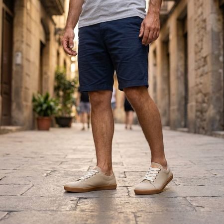 RAYVE WOODSTOCK Beige | Barefoot tenisky