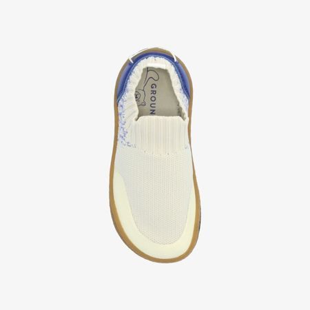 Dětské Barefoot Slip-On Tenisky GROUNDIES® Nara Kids Pískovo Modré
