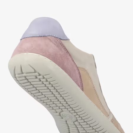 Dámské Barefoot Tenisky GROUNDIES® Nova GO1 Béžovo Fialové
